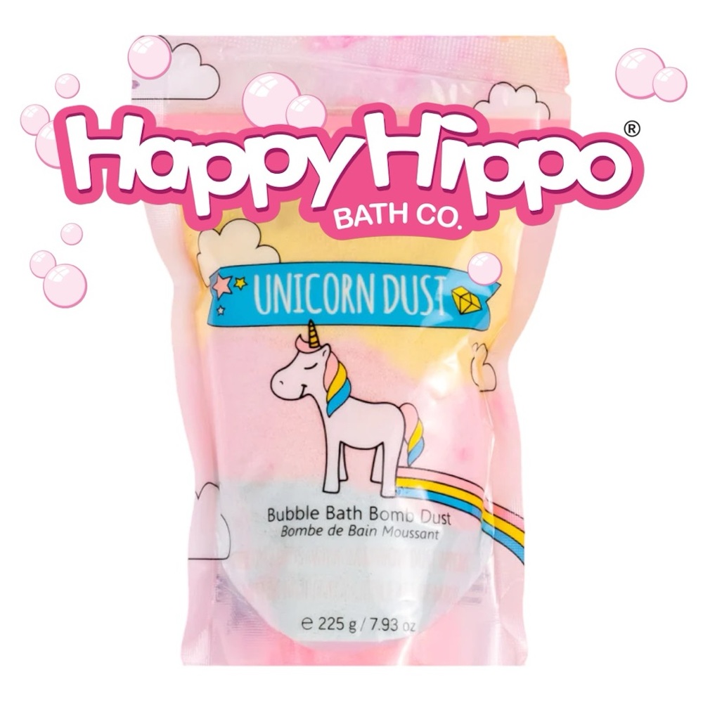HAPPY HIPPO BATH CO. UNICORN PARTY 3PC SET - BRAND NEW